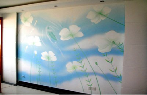 泸溪县画墙绘怎么画好白云的蓬松感？