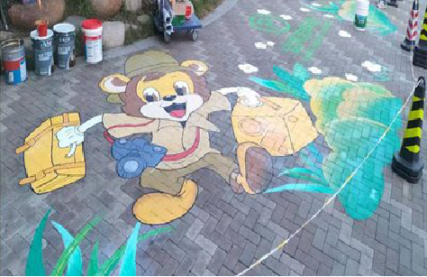 泸溪县夏季画地面彩绘会遇到的问题