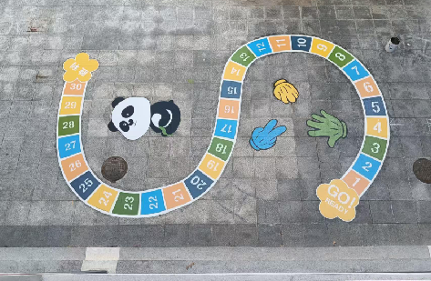 泸溪县地面游戏彩绘