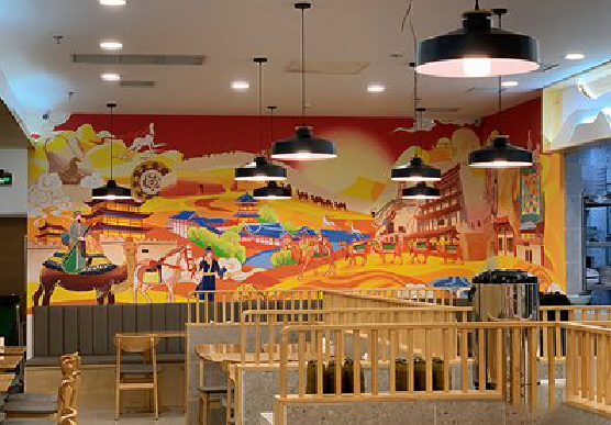 泸溪县商业空间彩绘介绍。