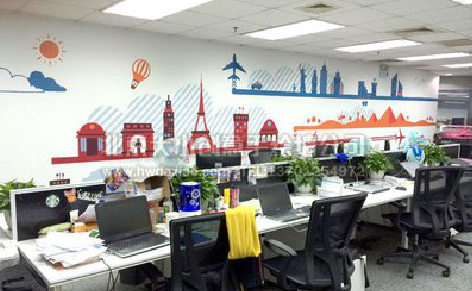 泸溪县教你设计办公室墙绘的方法。